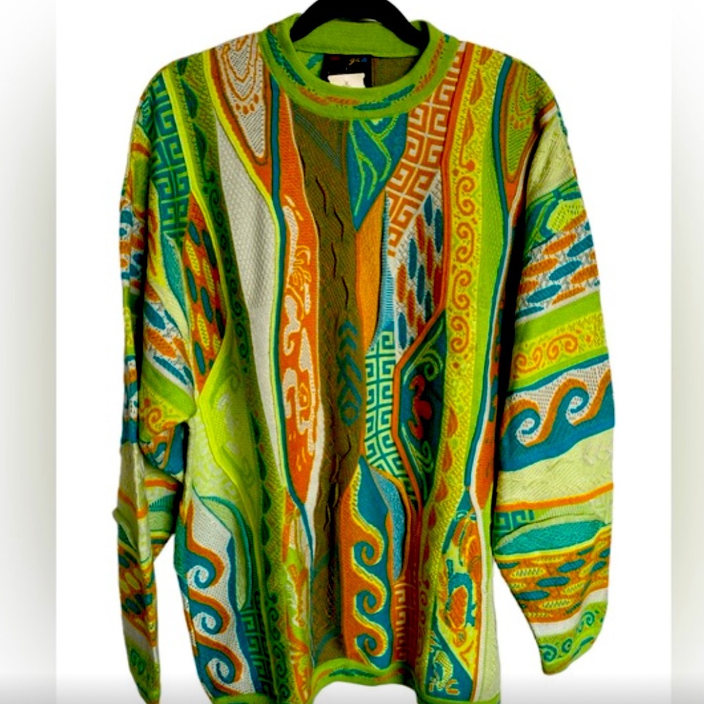 VINTAGE BERGATI (COOGI) COTTON SWEATER/PULLOVER SIZE XL